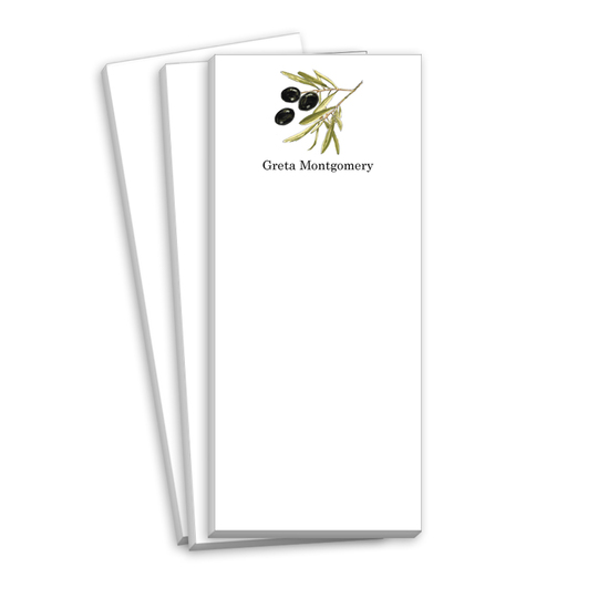 Olive Branch Skinnie Notepads